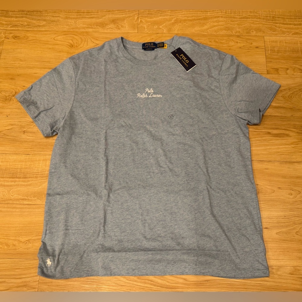 Polo Ralph Lauren Men’s Classic Fit Stitched Logo Pony T-Shirt Tee Blue NWT XL